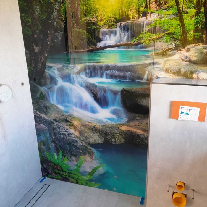 Lustro okragle 100 cm na wymiar montaż