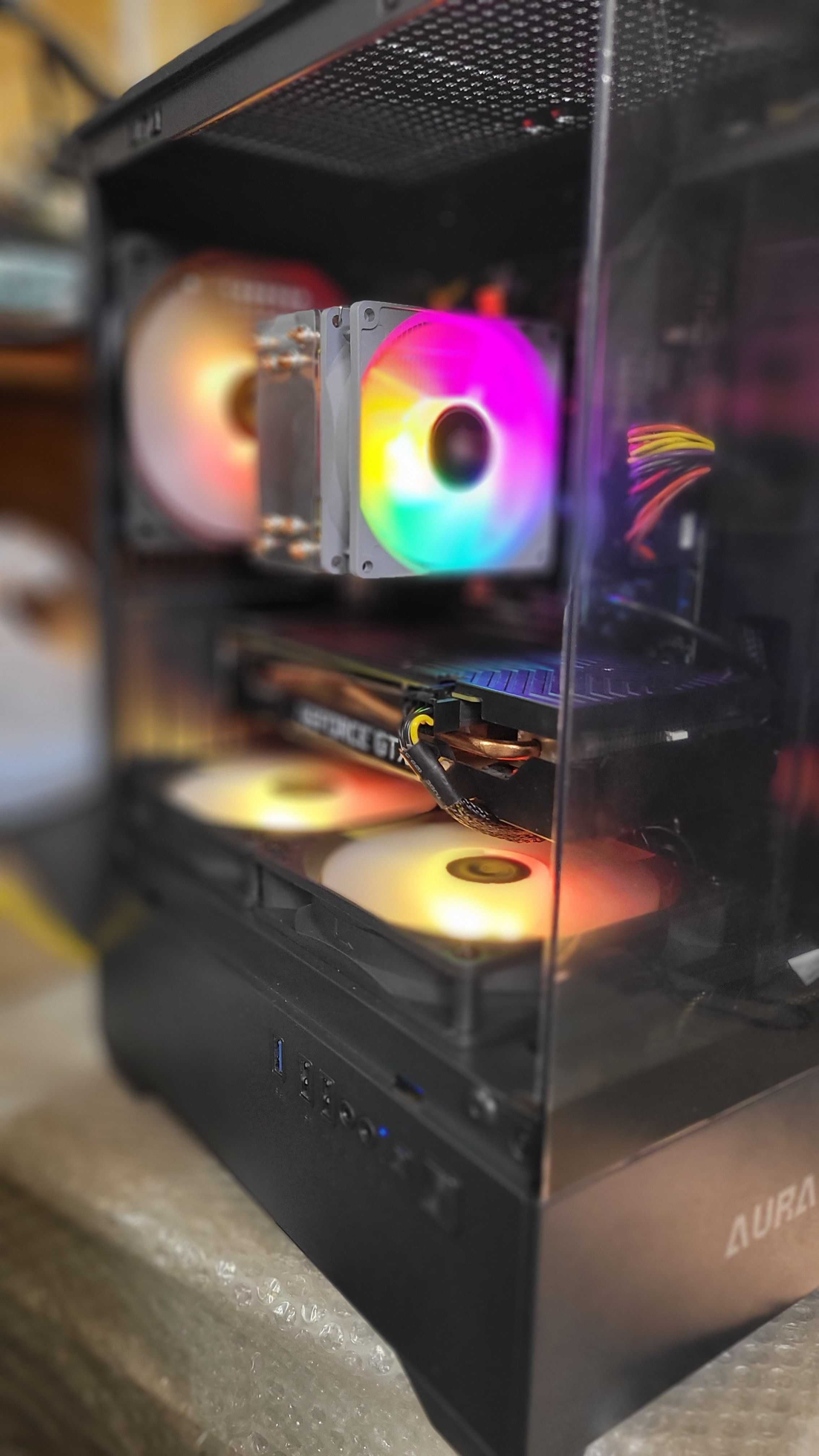 GAME PC ASUS H310M-R R2 I5 8600K 6x4.3GHz 32GB DDR4 GTX 1660super SSD