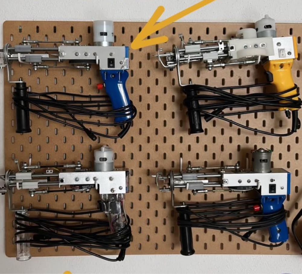 2 x AK-ll Loop Pile Tufting Gun Máquina de Tufting