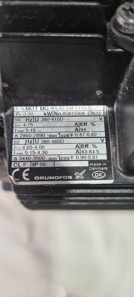 Śilnik pompy  GRUNDFOS 2,2 kW