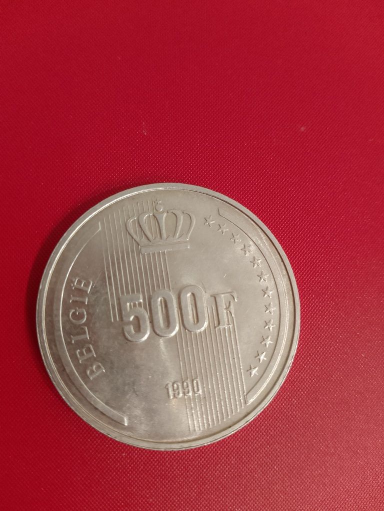 500 франків Бельгія монета срібло.