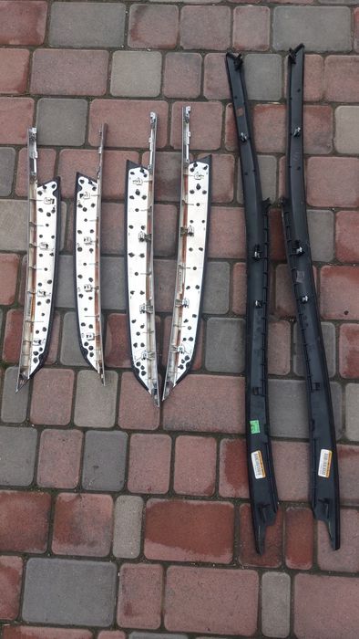 Декор салону BMW X5 E70, дерево хром, вставки салону, салон пластик