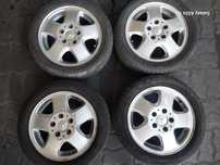 Jantes Mercedes R15 com pneus 195/50 furação 5x112