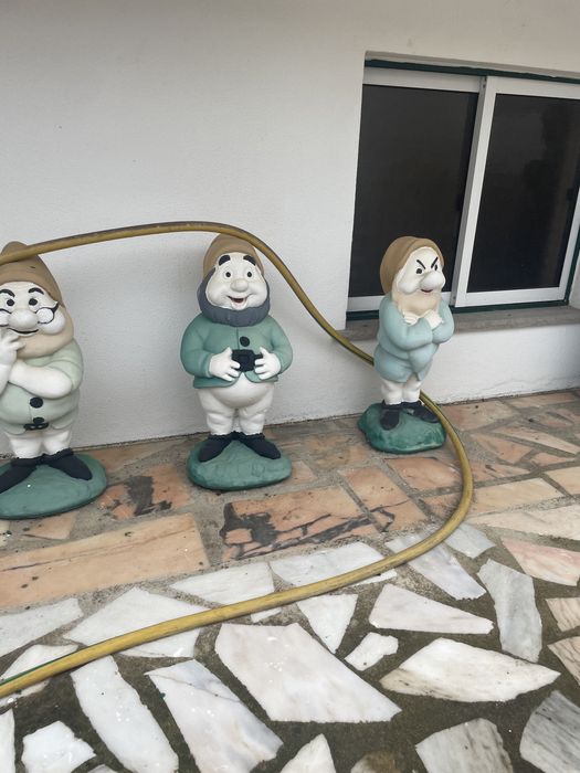 Decoração de Jardim (Branca de Neve e 7 anões)