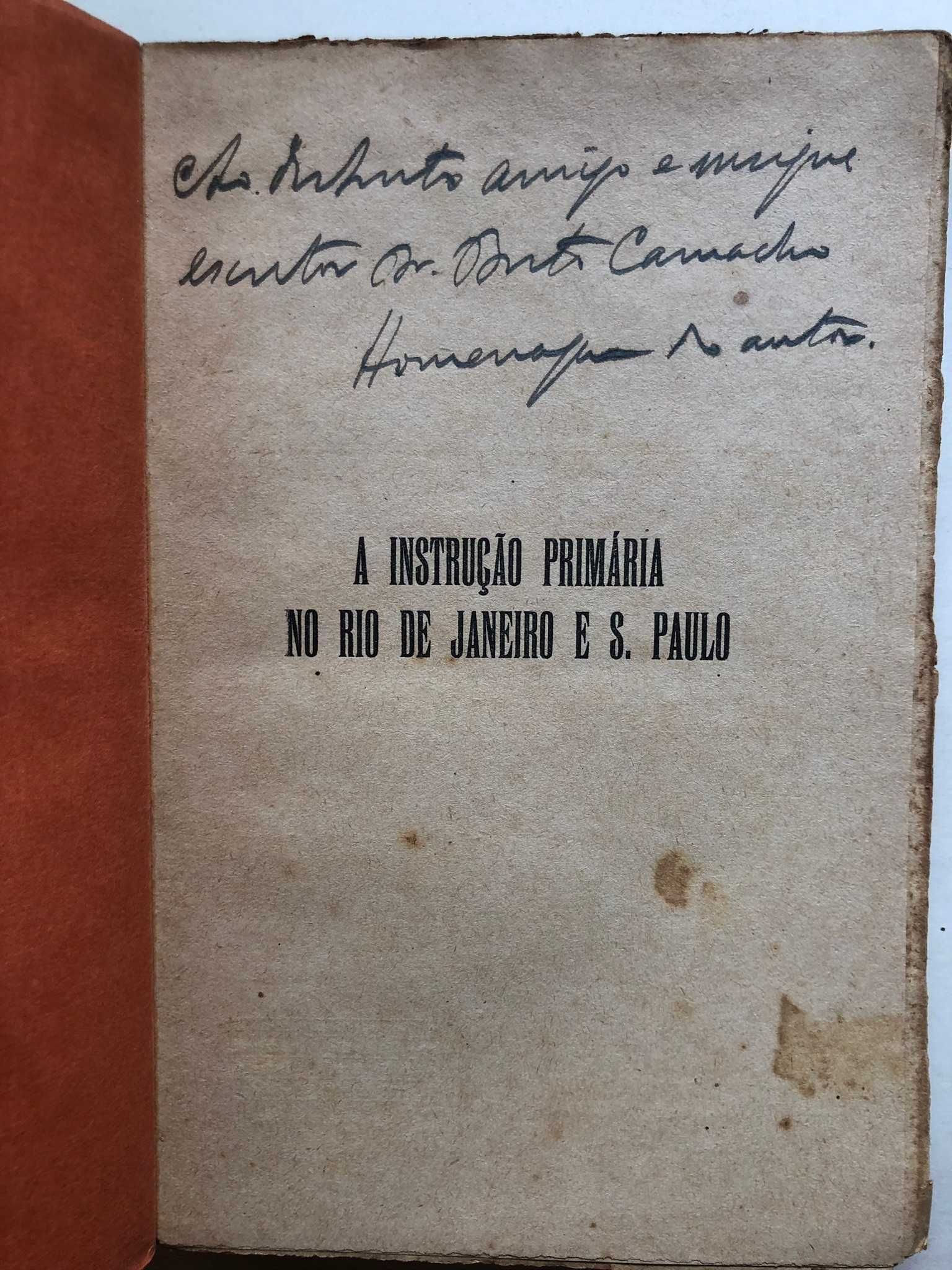 Impressões sobre a instrução no Rio de Janeiro e S. Paulo