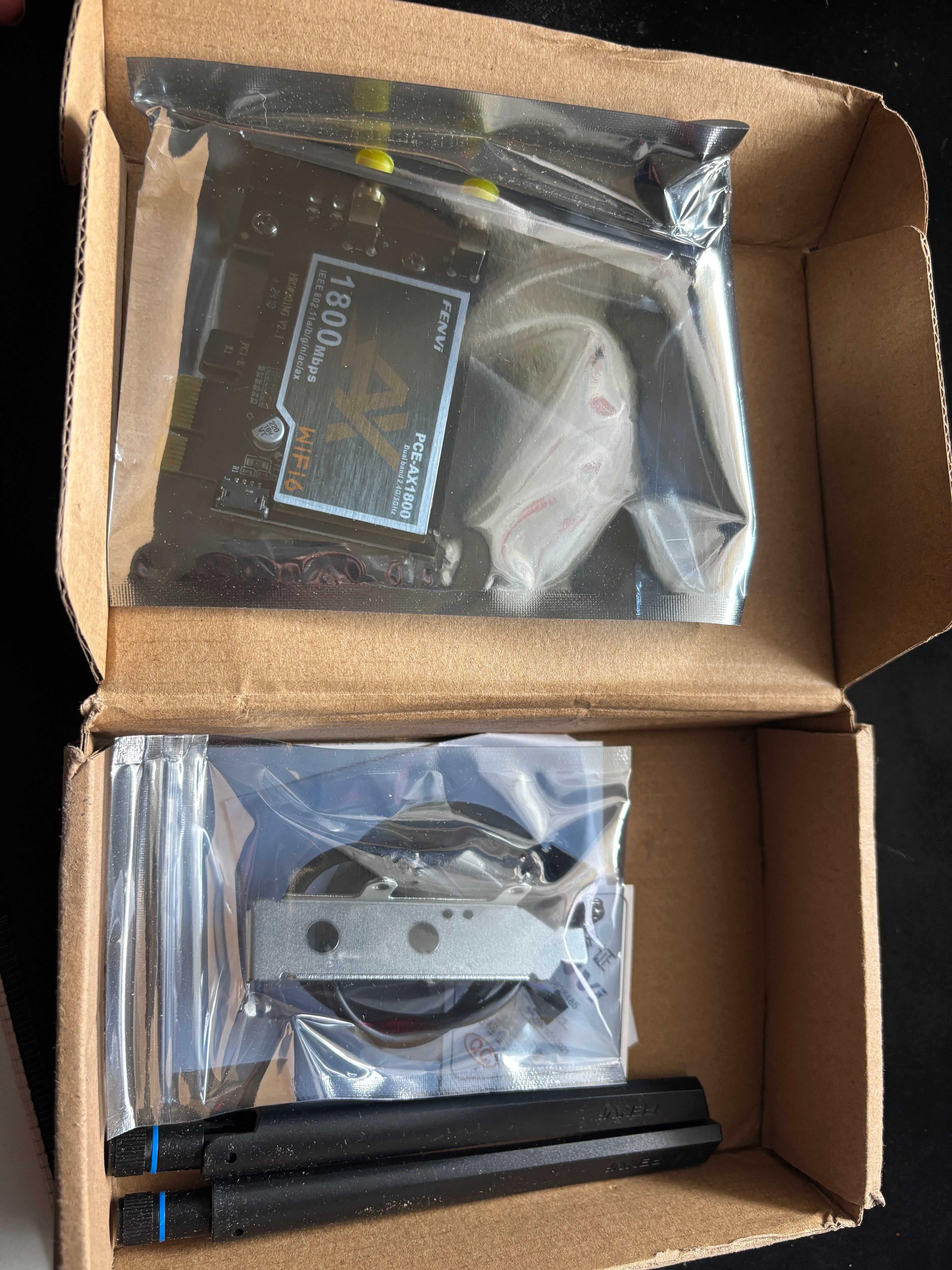 Karta sieciowa Wi‑Fi 6 + Bluetooth 5.2 | PCI‑E | Fenvi AX1800
