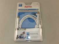 N211 Kabel SAT Hama 1,5m Quick-F Plug Wtyk F Złącze F 100dB TV HD