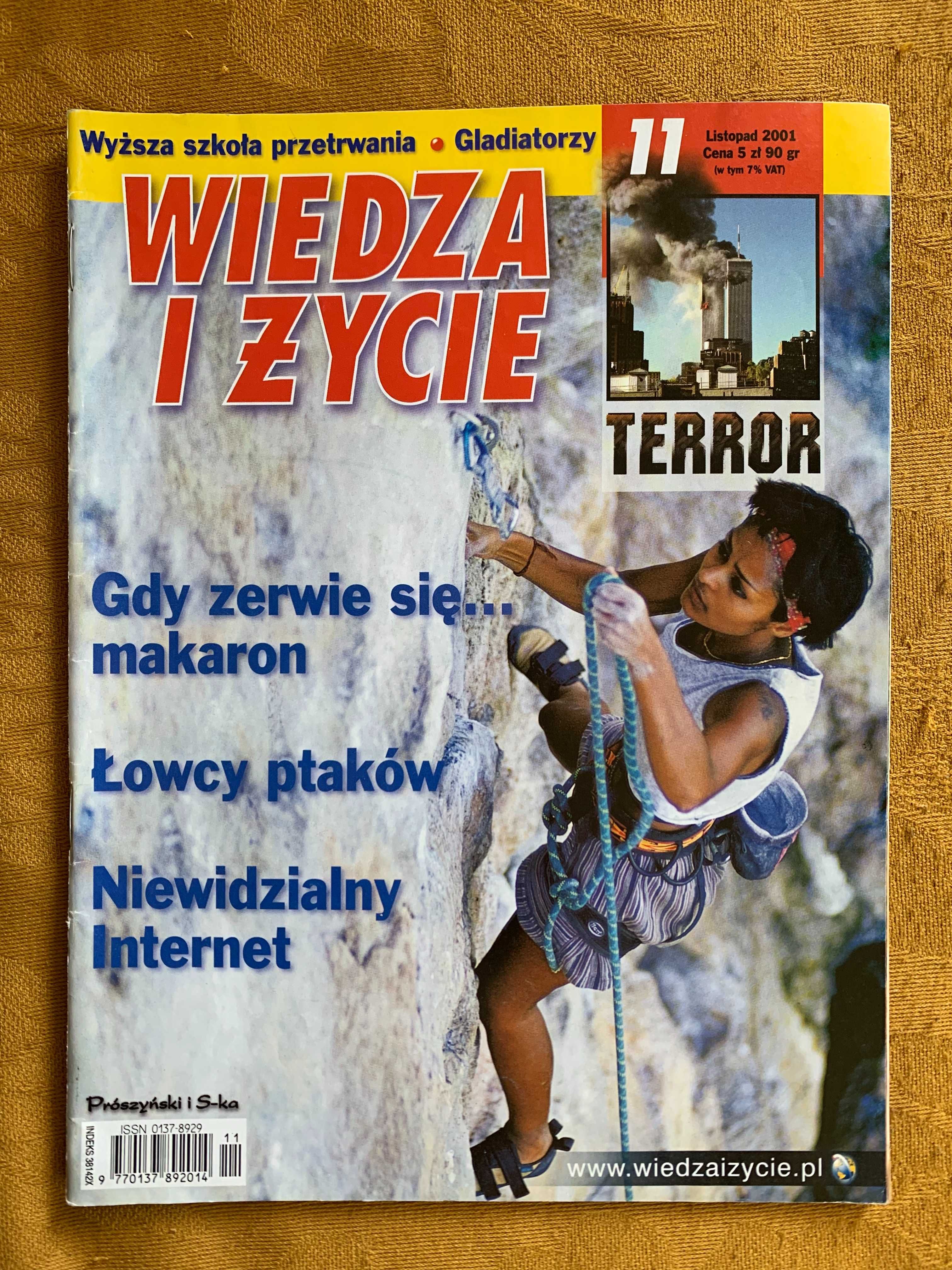 Wiedza i Życie 2001r. - 3 numery