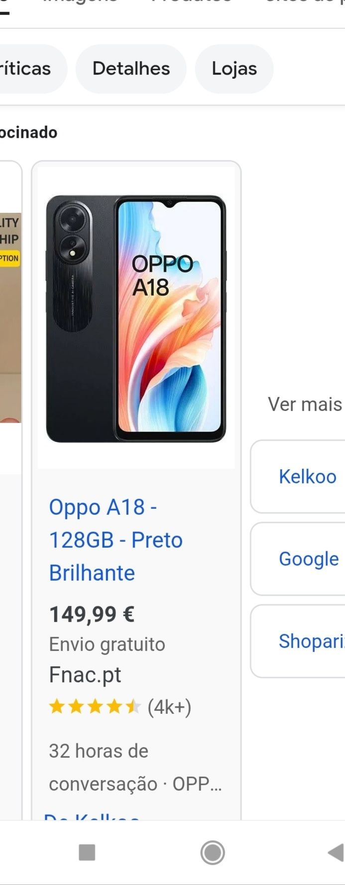 Oppo novo  sem uso