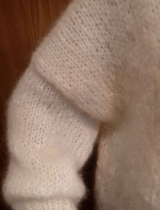 Elegancki sweter oversize z moheru