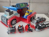 Psi Patrol Pojazd Chase'a + GRATIS MalBlo, Klocki Magnetyczne Pociągi