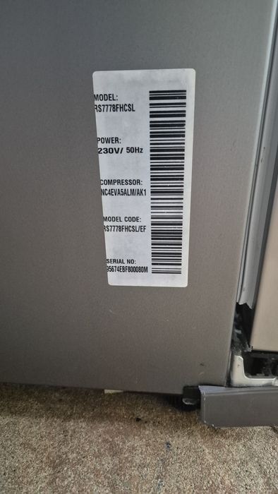 Lodówka Samsung side by side