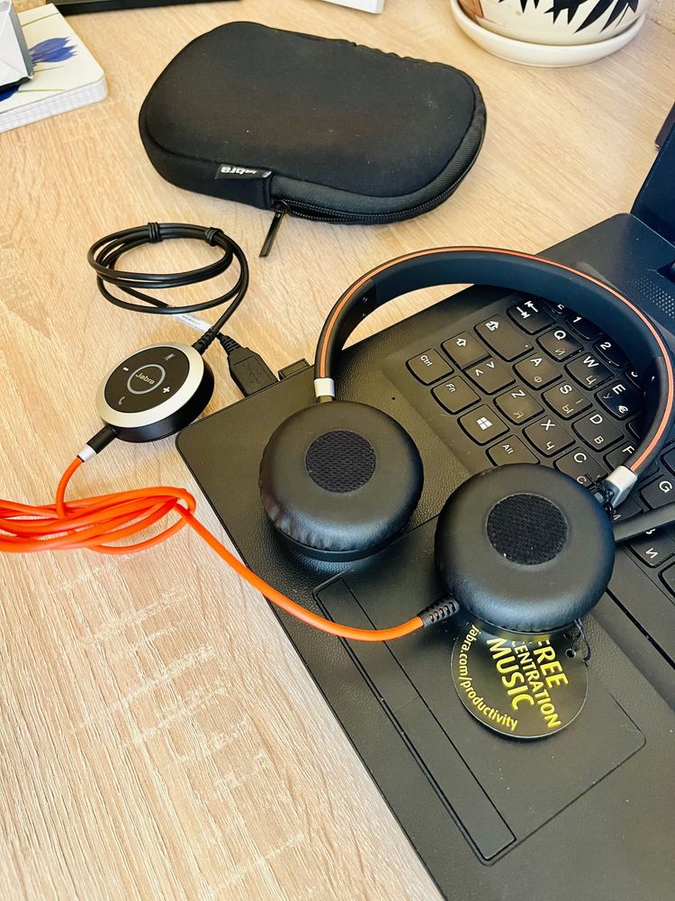 Навушники Jabra Evolve 40 stereo black