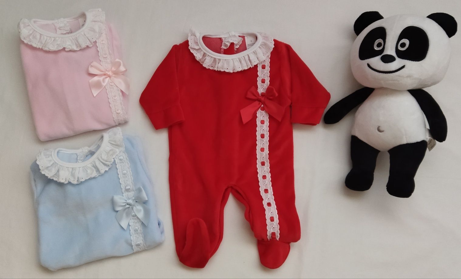 Babygrows veludo NOVOS