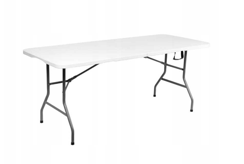 Wynajem Stół składany cateringowy 180 cm / 74 cm + Obrus + Krzesła