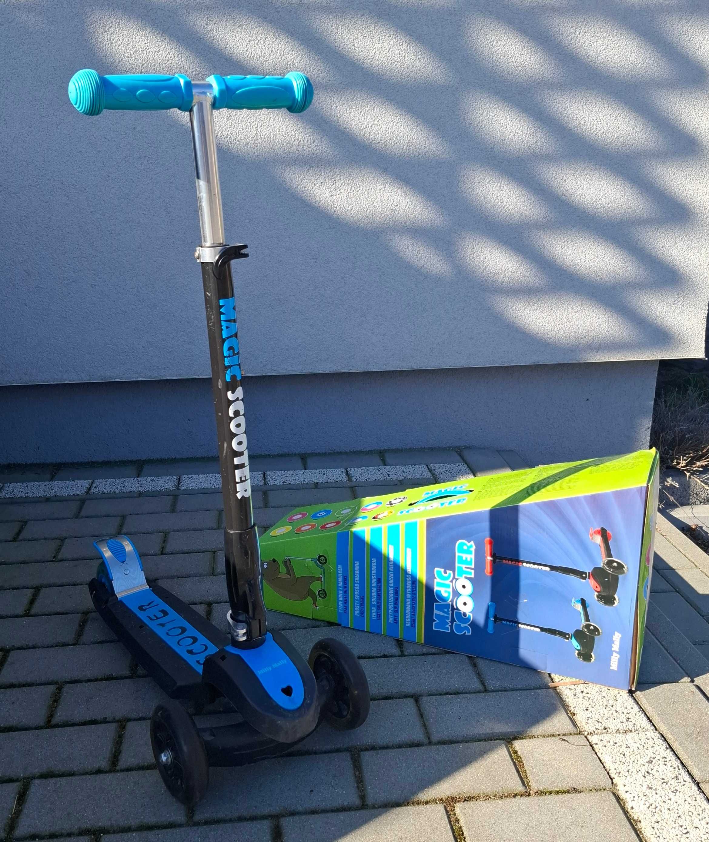 Hulajnoga Milly Mally Scooter Magic niebieska