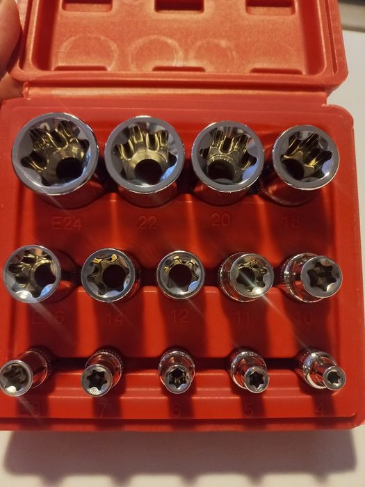 Zestaw nasadek torx  14szt