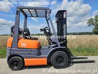 Wózek Widłowy TOYOTA 6FG15 , Wózki Widłowe TOYOTA 6FGF15 widlak LINDE
