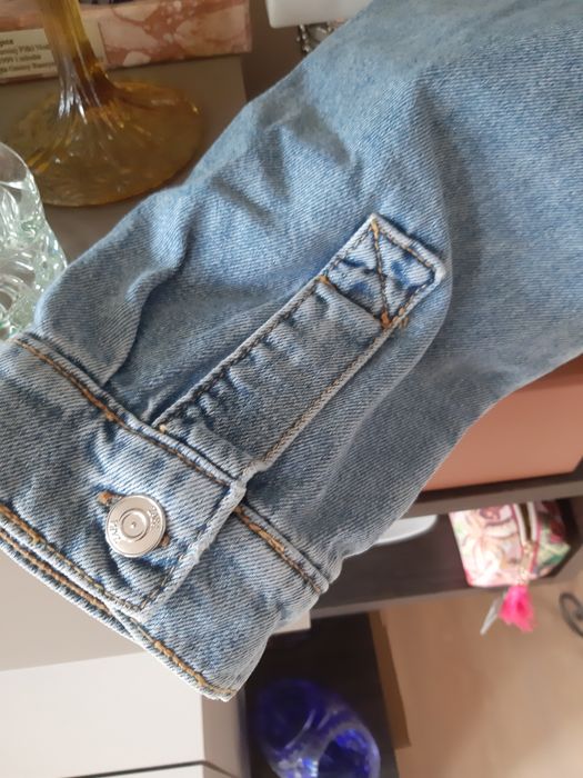 Kurtka xl zara koszulowa kos ula niebieska jeans denim Zara katana tkm