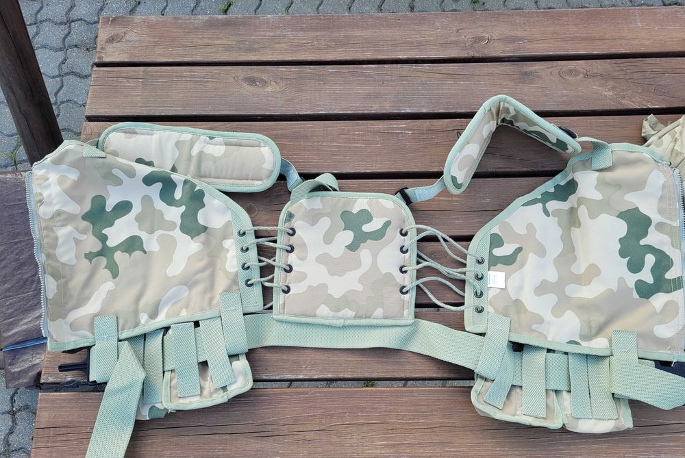 Kamizelka taktyczna polskiej armii camo desert