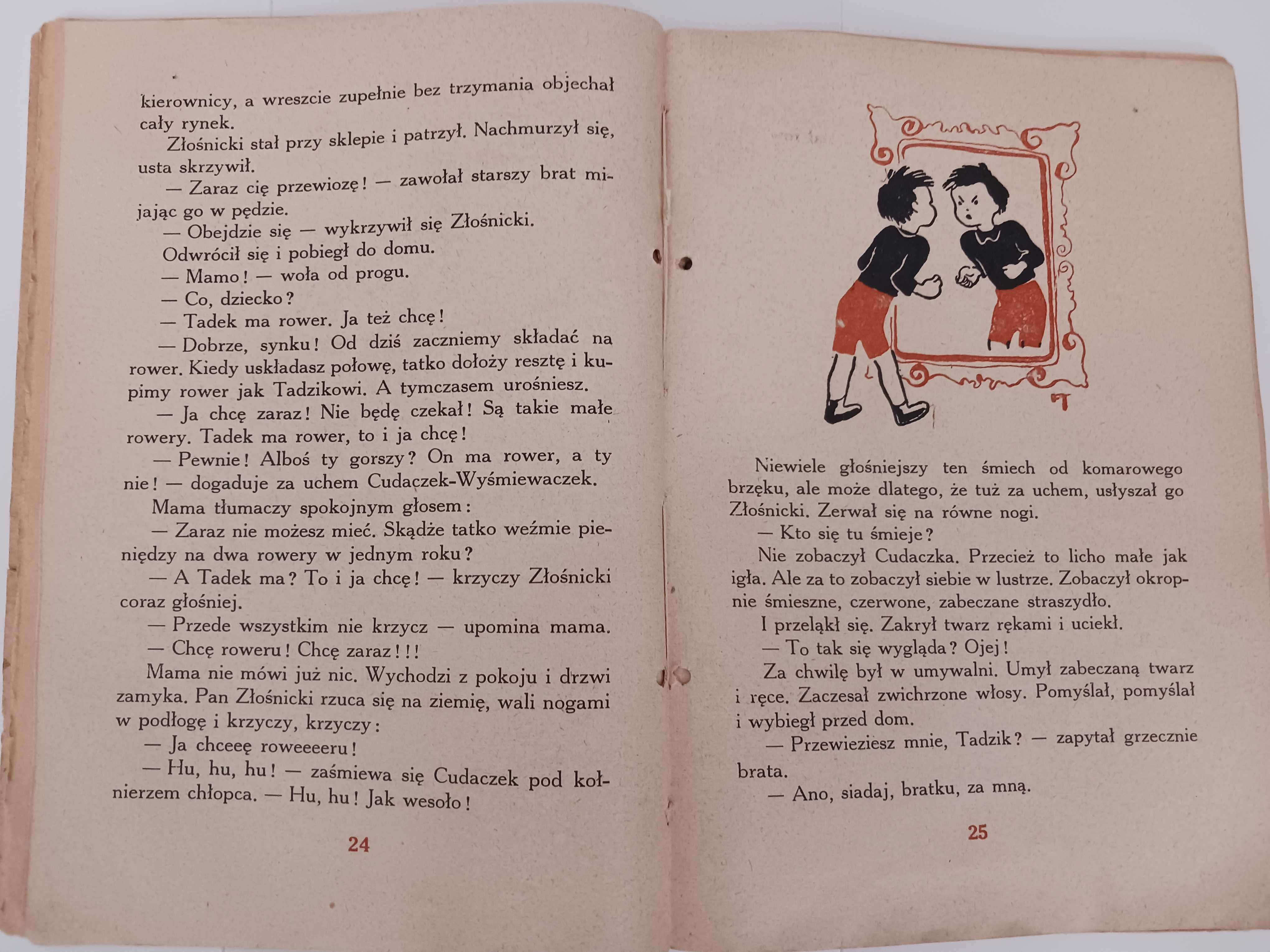 Książka "Cudaczek Wyśmiewaczek" z 1957 roku