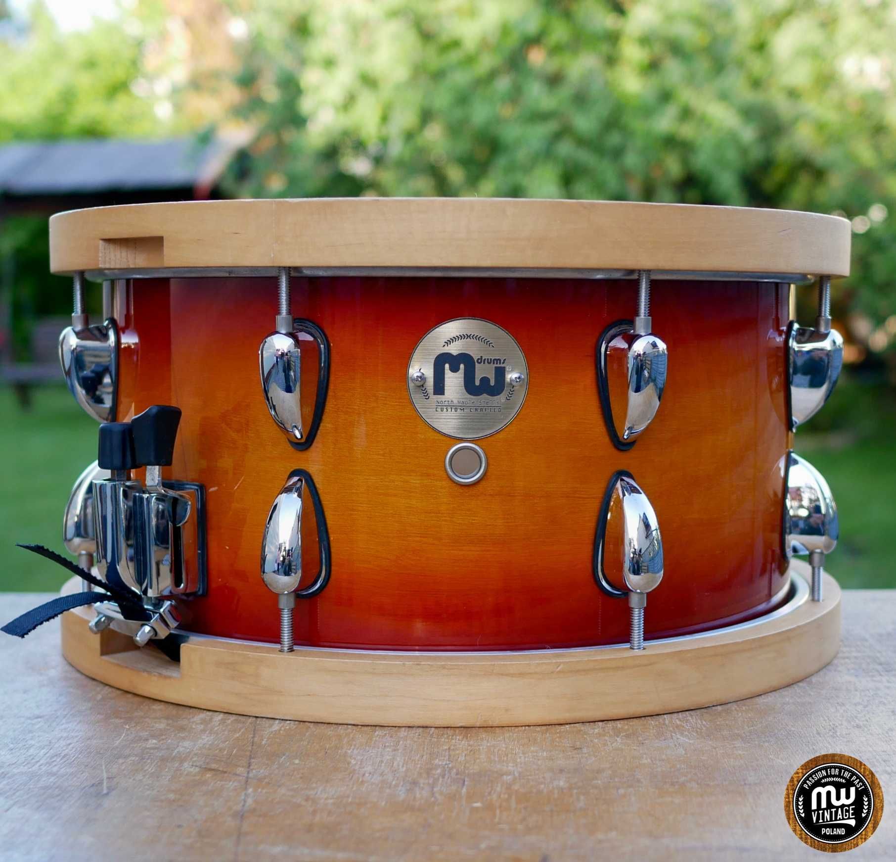 Werbel MW-Vintage Maple Custom Wood Hoop 13" x 7” Tobacco ‼️