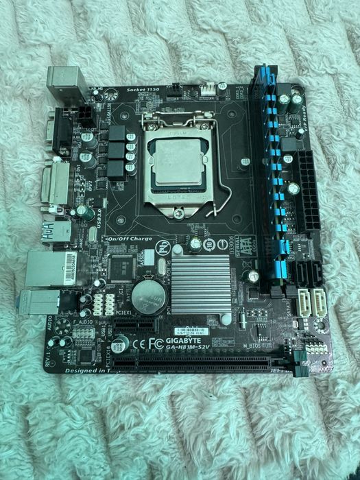 Комплект Gigabyte GA-H81M-S2V+4Gb+G1840 (0899