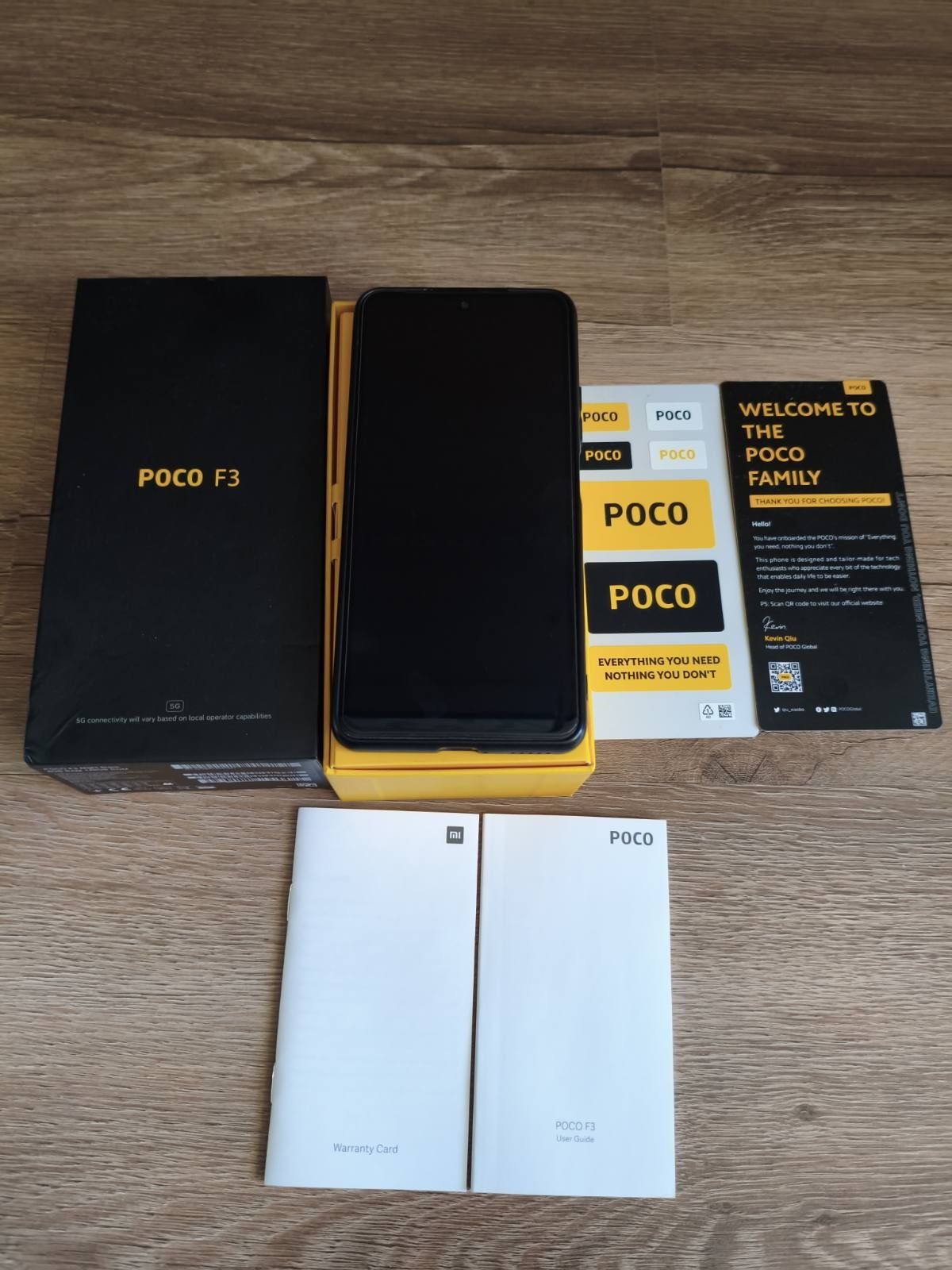 Смартфон телефон ігровий Xiaomi Poco F3 6/128GB Black EU Global, Snapd