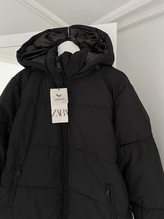 Пуховик жіночий zara куртка