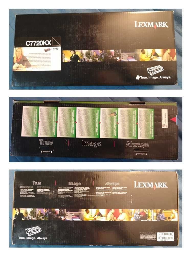 Toner original Lexmark Preto C7720KX (1544)