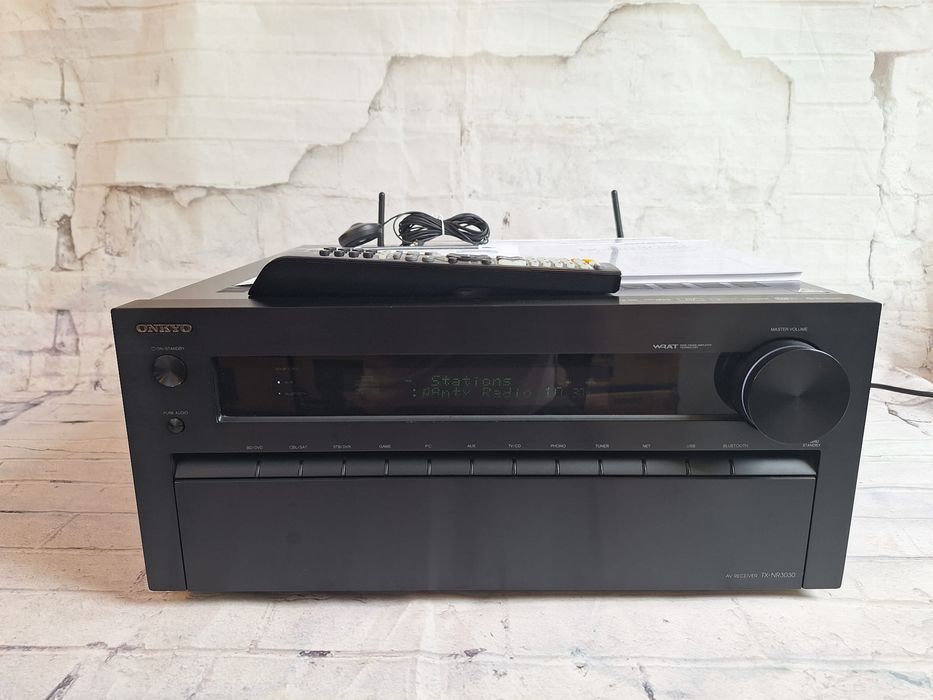 Flagowiec Onkyo TX-NR3030 11.2 Kanałów 180W z Wifi BT 4k Spotify Atmos