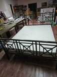 Cama de Ferro casal  c/ colchão ortopédico
