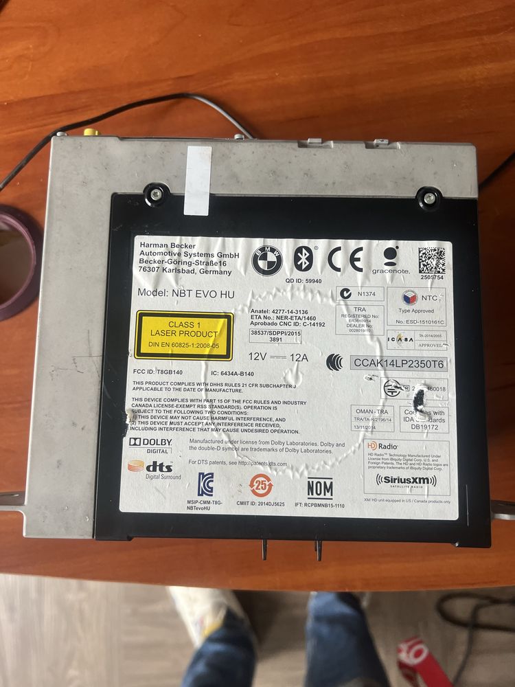 NBT evo BMW g30 g32 f15 f16 f10 x5
