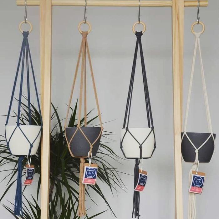 Kwietnik wiszący BASIC  makrama