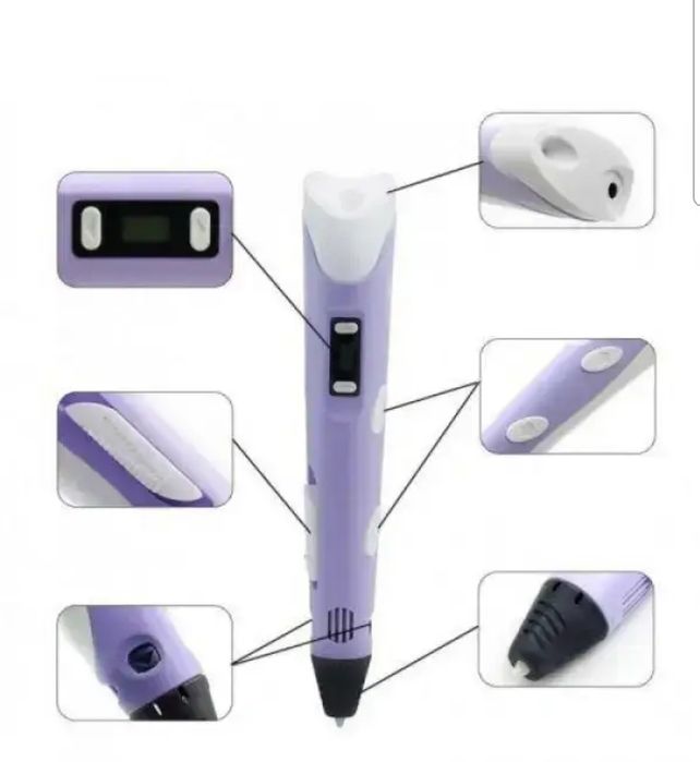3D Pen ручка 3д Малювання пластик трафарети Ручка для рисования
