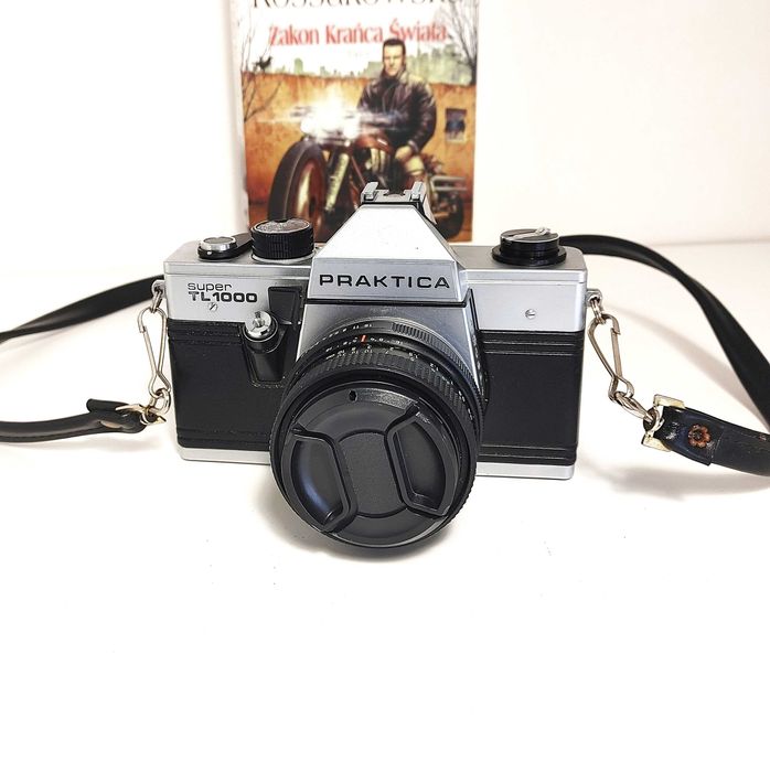Analogowa Lustrzanka z 1980 r PRAKTICA Super TL 1000 lens 50mm 1:1,8