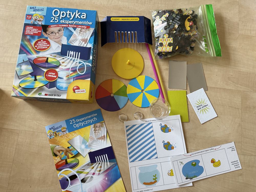 Eksperymenty gry edukacyjne zestaw