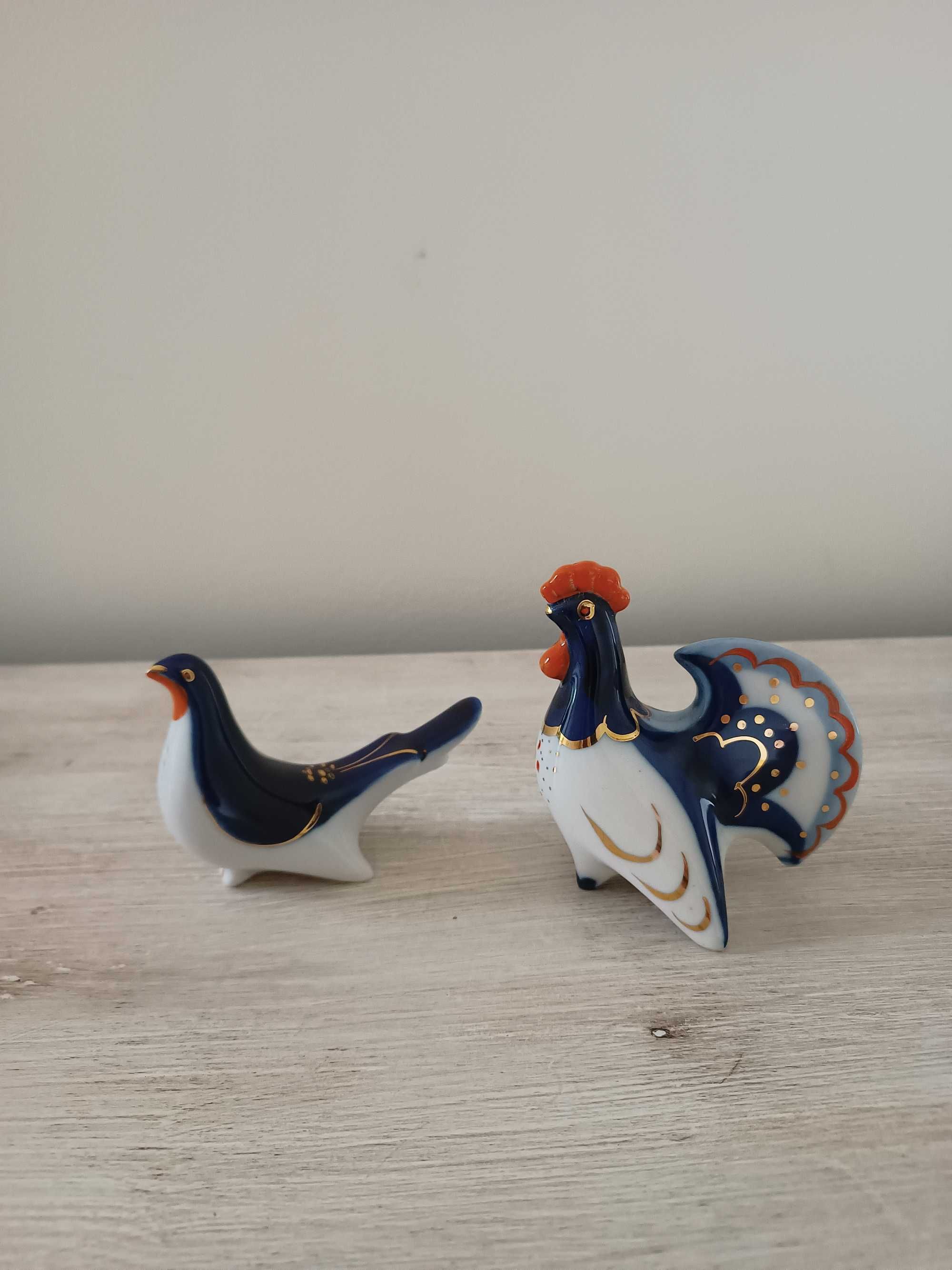 Porcelana Łomonosow 2 szt solniczki