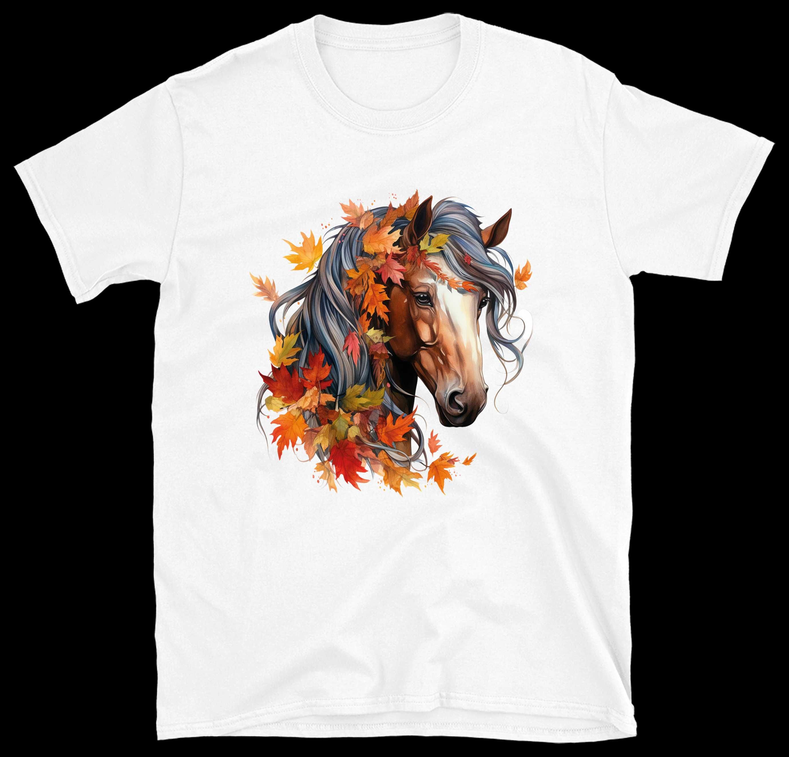 koszulka z koniem, koszulka koń, moda boho, t-shirt boho, xs-3xl