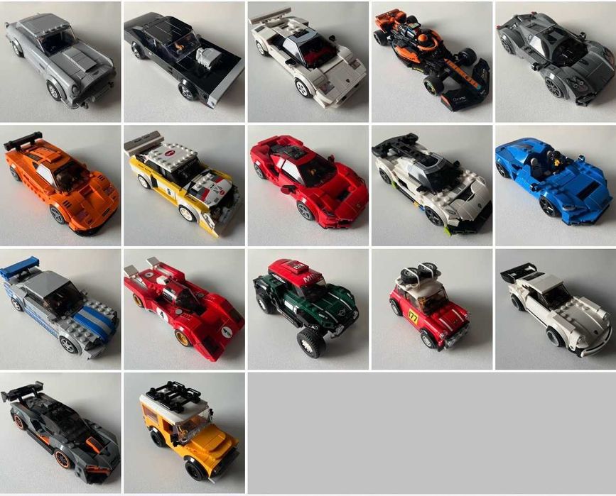 Lego Speed Champions - kolekcja 17 aut