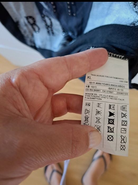 Tshirt menina benetton 11 anos