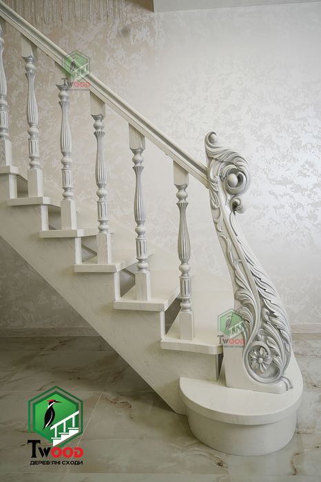 Білі сходи | Відкриті сходи | Сходи із підсвіткою | сходи TWood