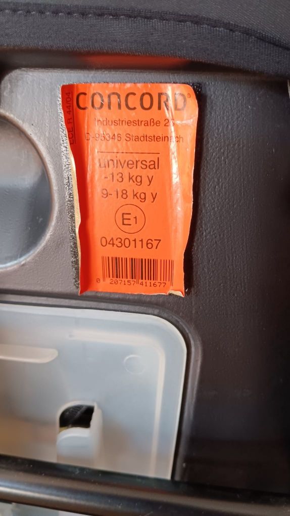 Cadeira de bebé para automóvel Concord