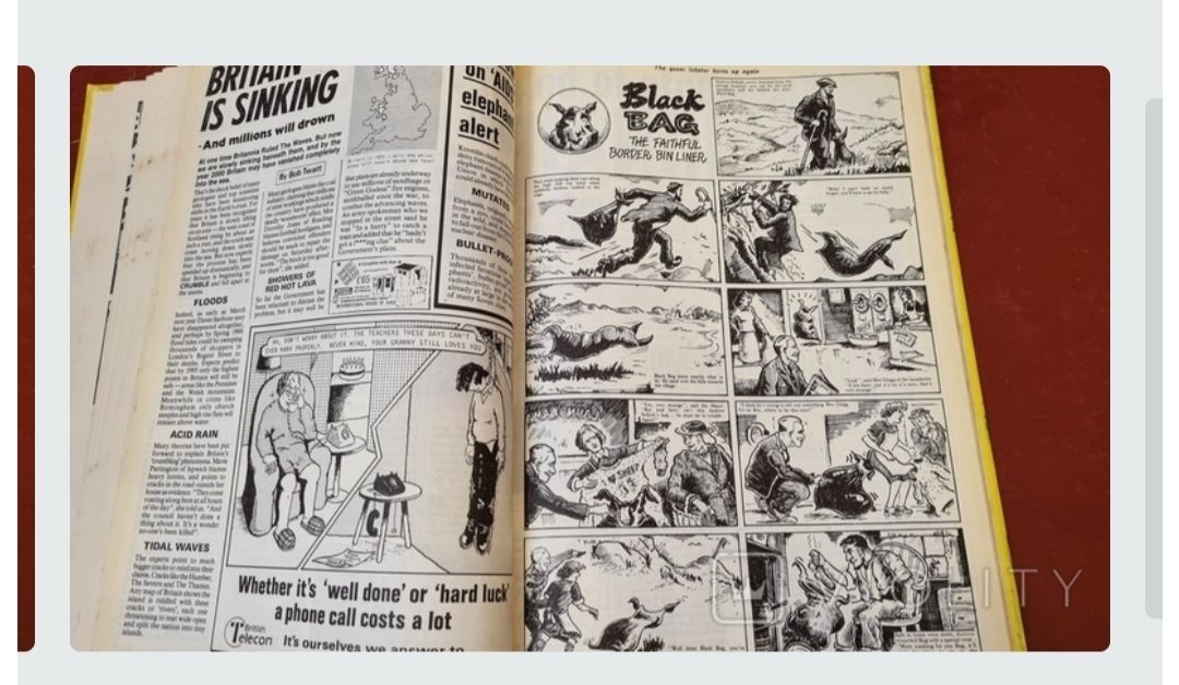 Книга Комикс большой жесткий 1989г