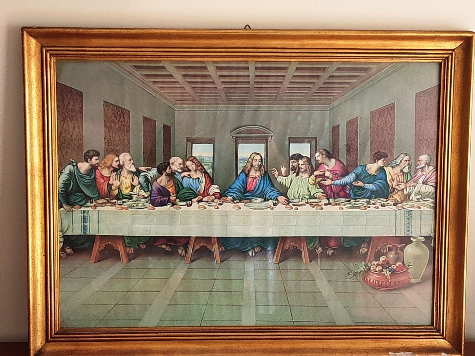 Quadro a última  Ceia  de Jesus  Cristo