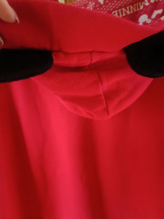 Czerwona bluzka damska z Myszką Miki rozmiar L