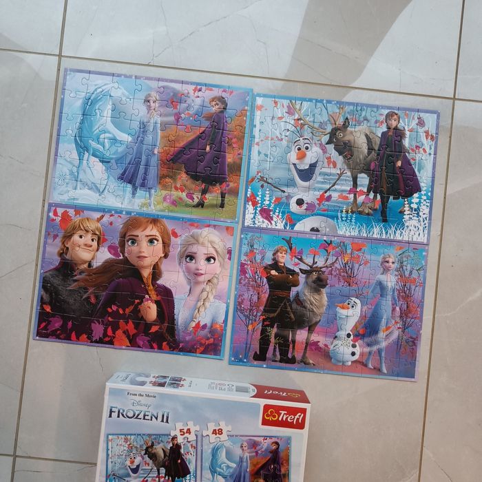 Puzzle Frozen kraina lodu 6 szt