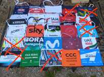 Sacos/sacas de ciclismo de equipas pro-tour