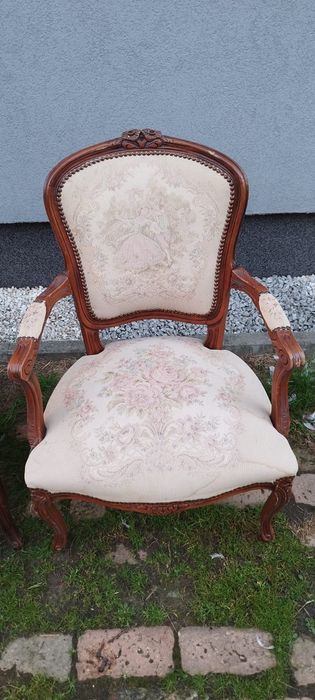 Fotel Gobelin , styl Ludwikowski