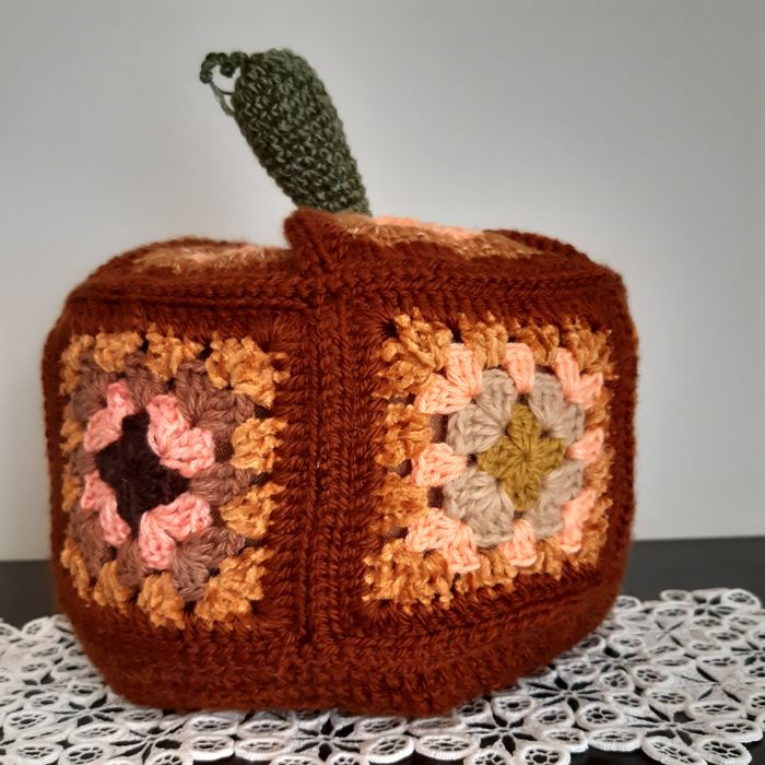 Dynia szydełkowa duża handmade ozdoba